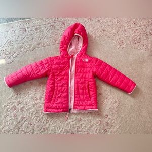 SOLD The North Face Toddler Girl’ Reversible Pink Jacket